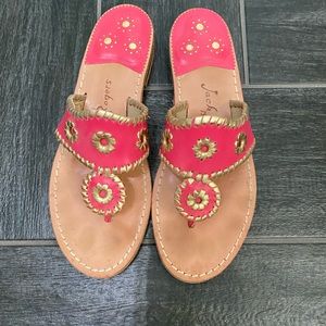 Jack Rogers Hot Pink Sz 8